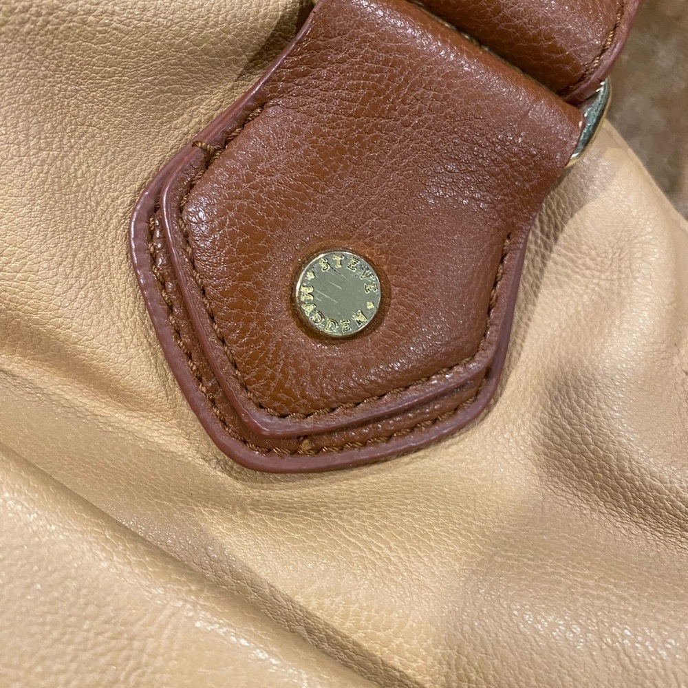 ✨EUC✨STEVE MADDEN faux leather bag with lots of pockets! Removable strap too🧡🤎 - Picture 7 of 14